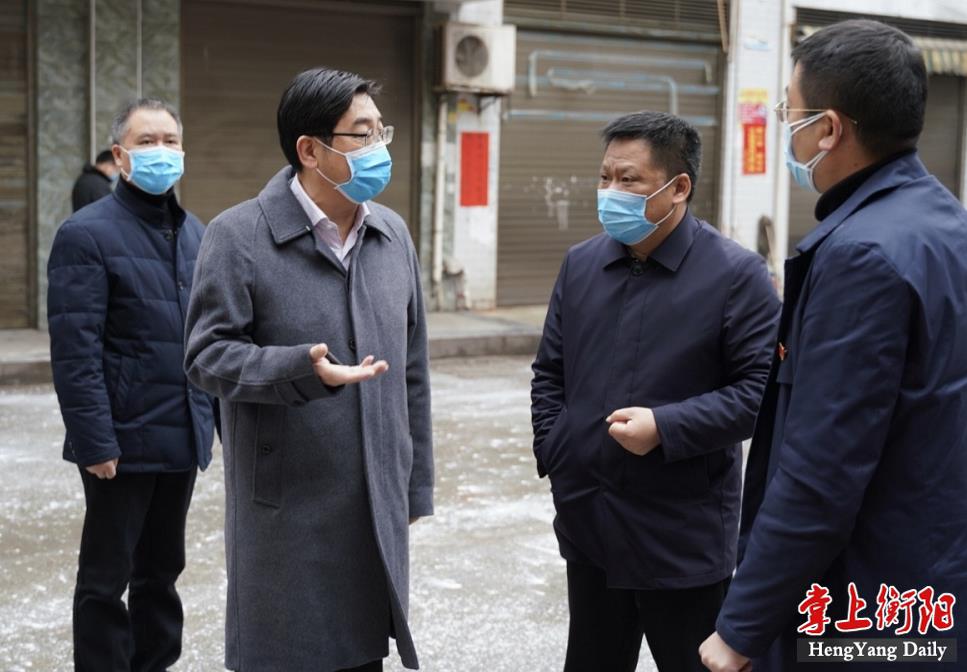 邓群策赴衡南县花桥镇督导疫情防控工作